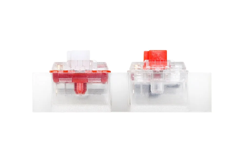 Kailh choc Acrylic Switch Tester 2X3 Kailh choc low profile switch SMD RGB for Mechanical Keyboard Pink Jade Navy Crystal Red Pro Silver