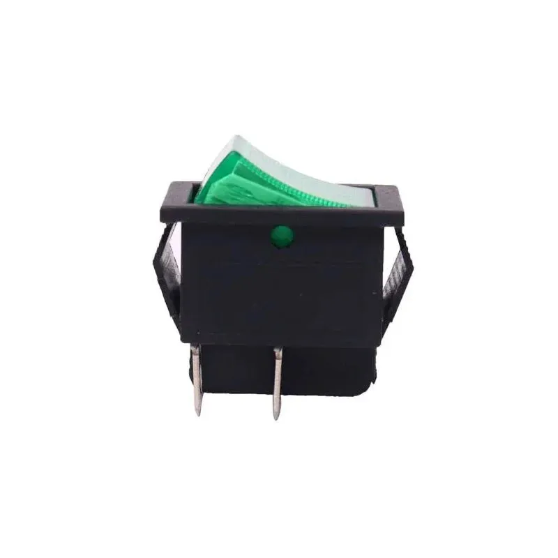 KCD4 Green 250V 16A DPST ON-OFF 4 Pin Rocker Switch