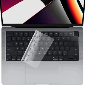 Keyboard Protector for MacBook Pro 14" M4/M3/M2/M1 Pro/Max (2024-2021) - US Layout - Ash Black