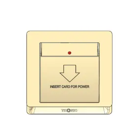 Keycard Switch Mechanical LF Gold