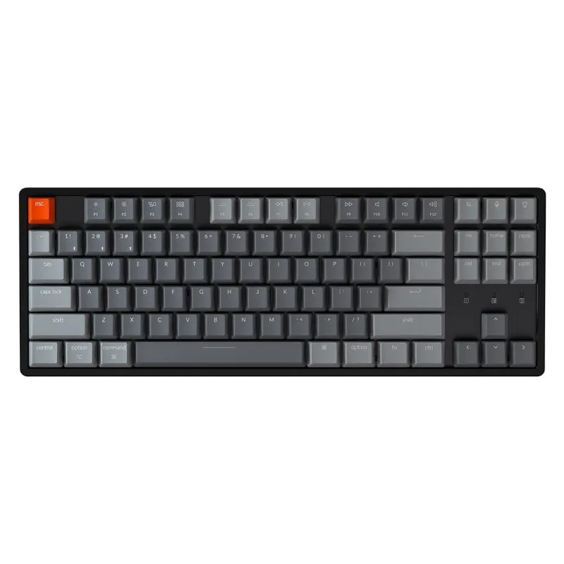 Keychron K8 87 Key Aluminium Frame Hot-Swappable Gateron Mechanical Keyboard Rgb Brown Switches