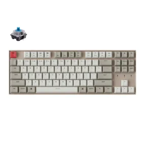 Keychron K8 87 Key Gateron Mechanical Keyboard Non-Backlit Blue Switches