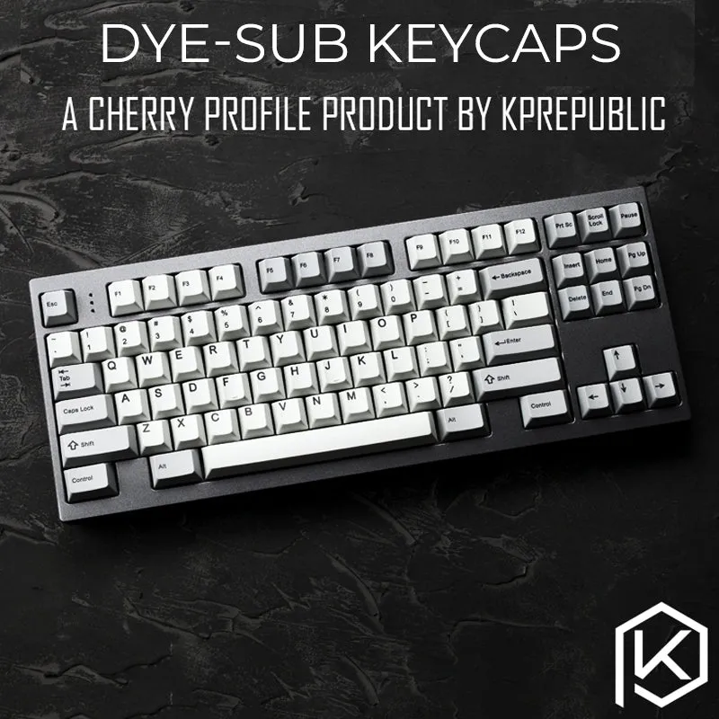 kprepublic 139 Cherry profile Dye Sub thick PBT plastic Keyset English font