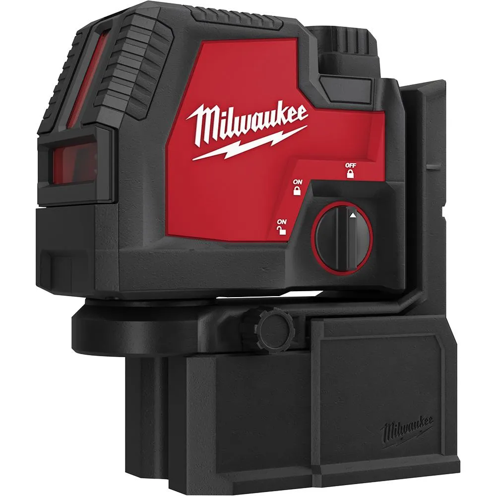 Laser Level - Milwaukee USB Rechargeable Green Cross Line & Plumb Points Laser, 3522-21