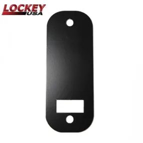 Lockey - 2000 / 3000 Series  - Metal trim Plate - Black