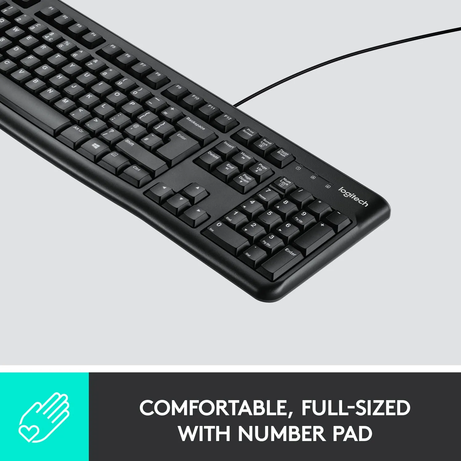 Logitech K120 有線USB鍵盤 (中文版) 920-002584 原裝行貨