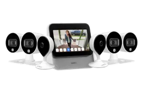 Lorex Smart Home Security Center with 2 Indoor and 4 Outdoor Wi-Fi Cameras