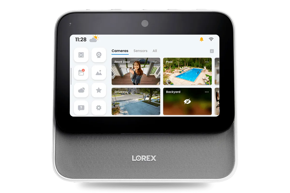 Lorex Smart Home Security Center with 3 Smart Wi-Fi Security Cameras and 3 Motion Sensors (Use Lorex Home app for pairing instructions)