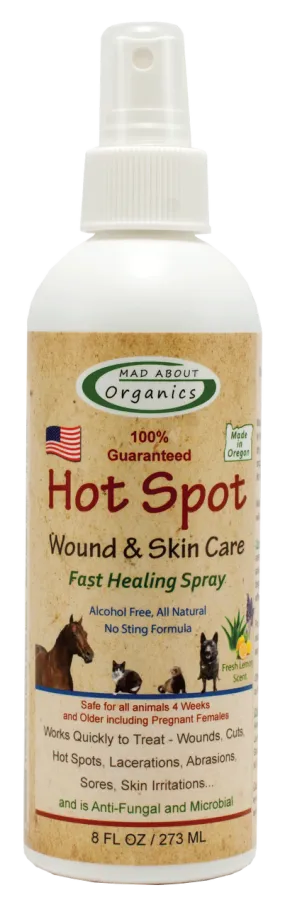 Mad About Organics Hot Spot Healing Wound & Skin Care Spray