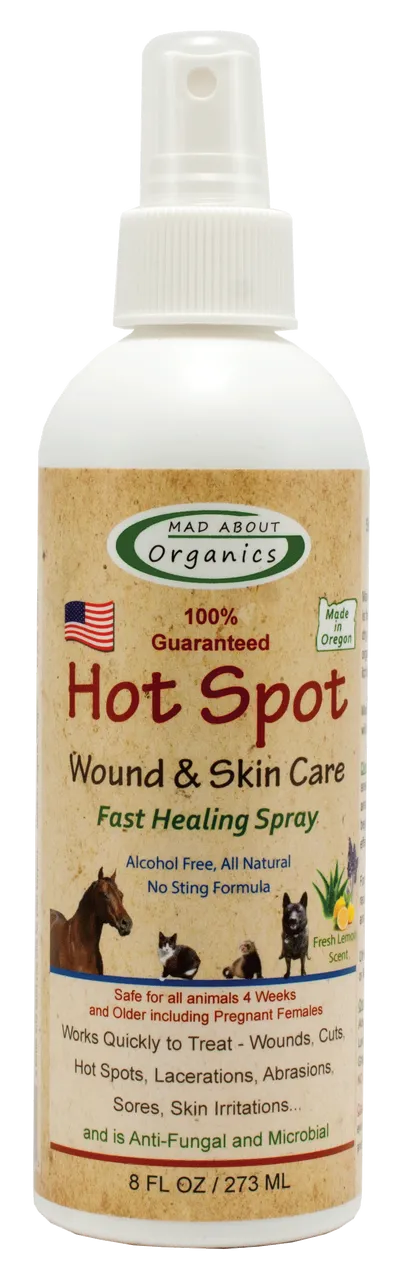 Mad About Organics Hot Spot Healing Wound & Skin Care Spray