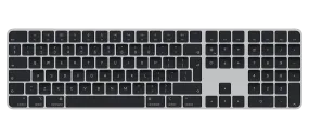 Magic Keyboard with Touch ID and Numeric Keypad for Mac models with Apple silicon - International English - Black Keys