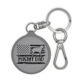 Mastiff Dad Keyring Tag