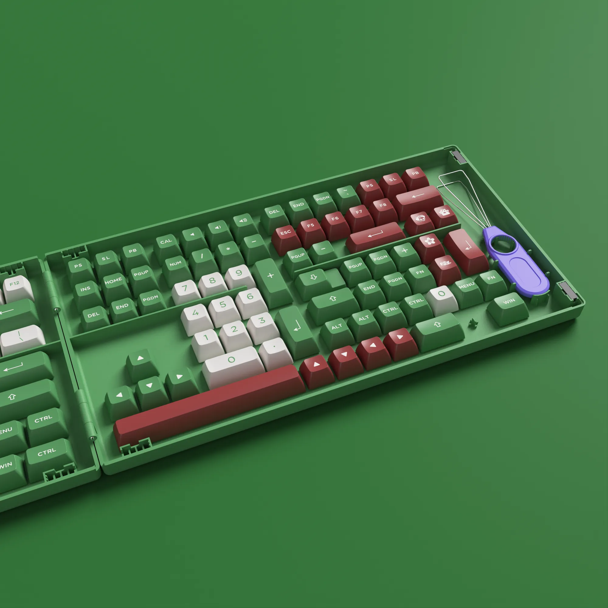 Matcha Red Bean Keycap Set