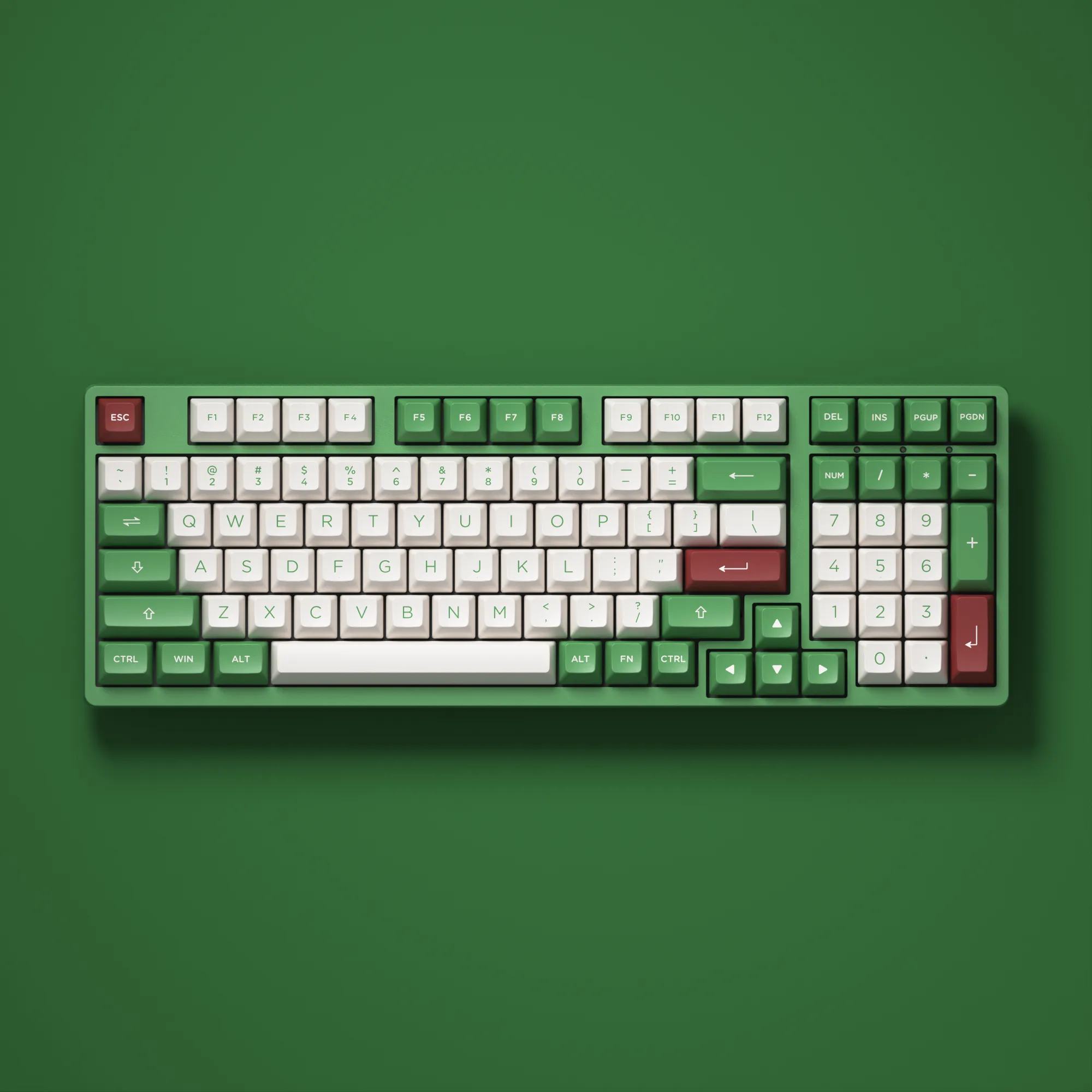 Matcha Red Bean Keycap Set