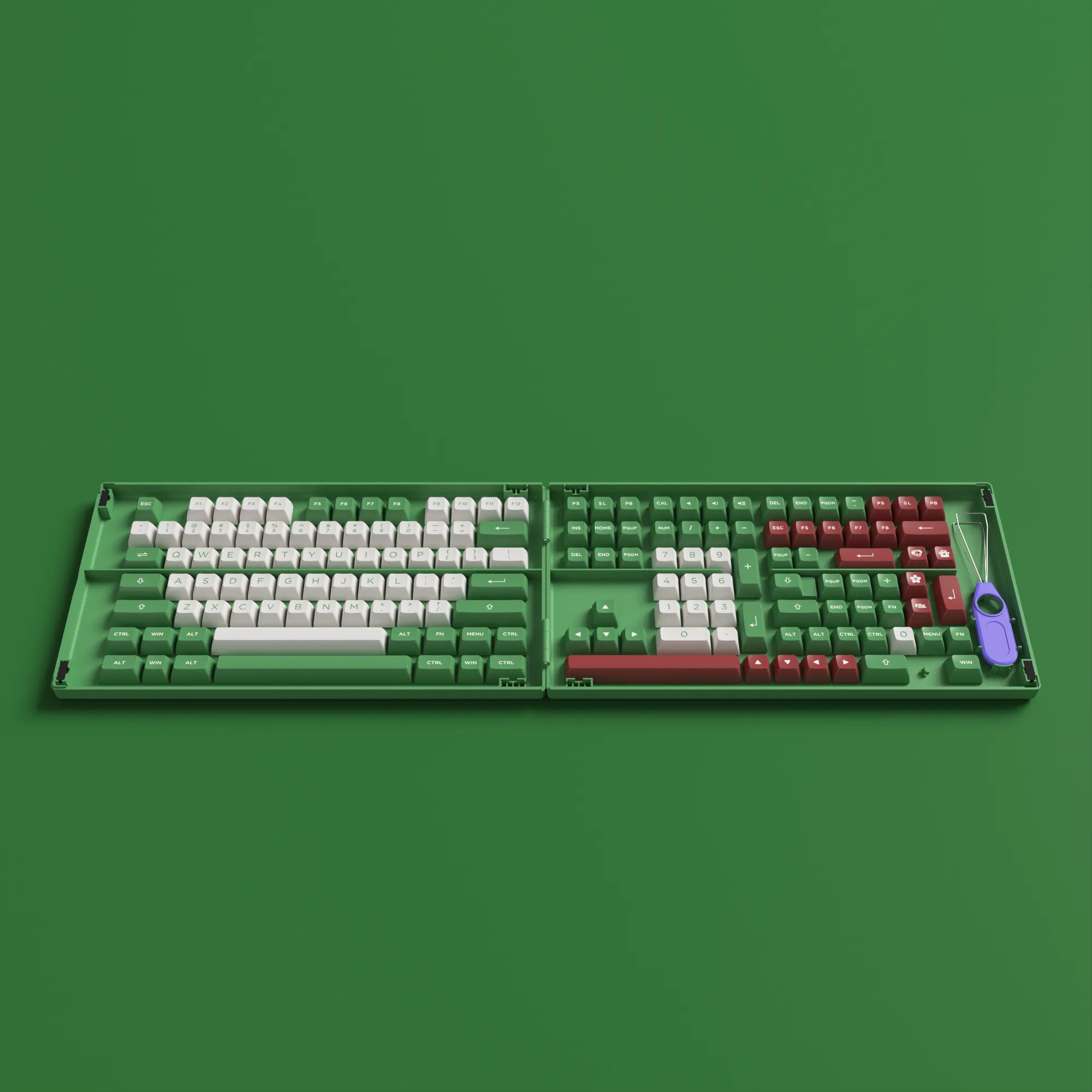 Matcha Red Bean Keycap Set