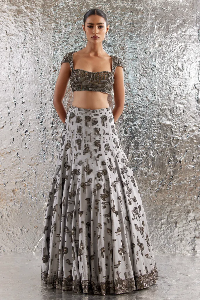 Mechanical Lehenga