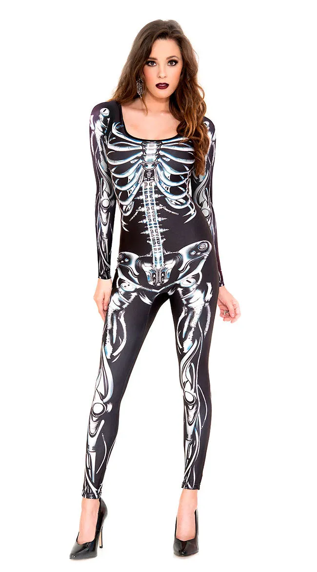 Mechanical Skeleton Catsuit