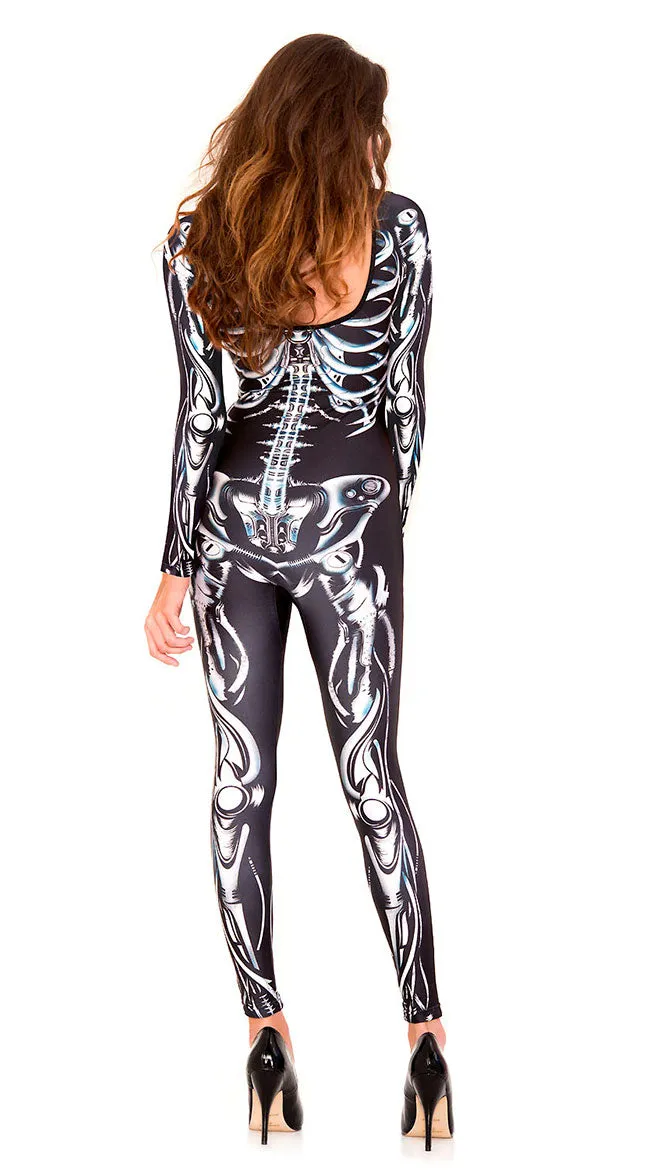 Mechanical Skeleton Catsuit