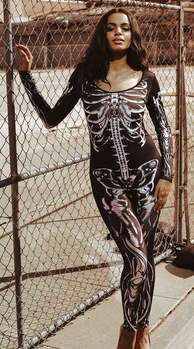 Mechanical Skeleton Catsuit