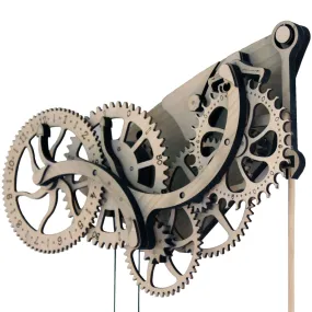 Mechanical Wooden Clock