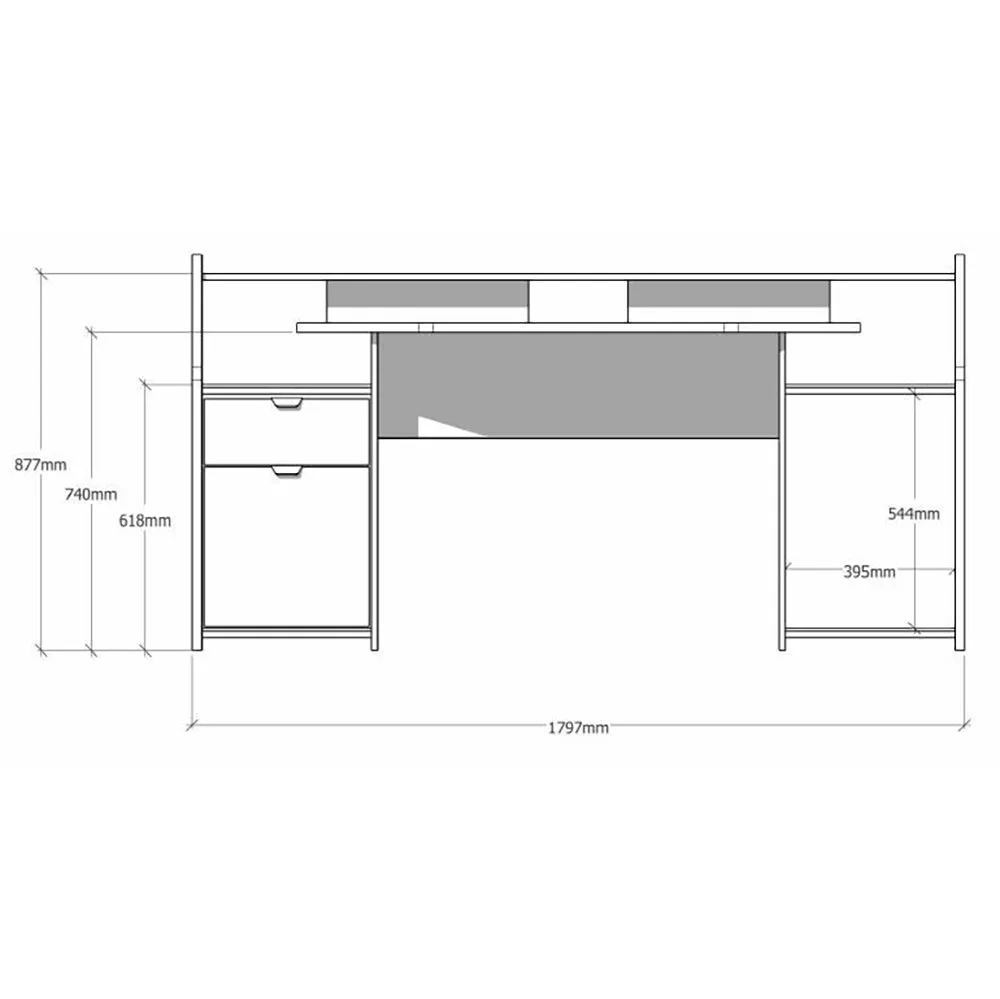 Mega Console Gaming Desk