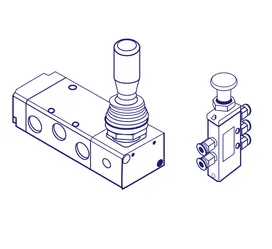 Metal Work MEV 23 ASS NC Mechanical Valve (7001000700) 1/8" ,3/2