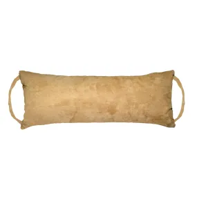 Micro-Suede Camel Rocker Back Extender Pillow - Headrest Pillow