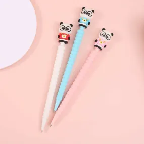 Mini Panda Theme Mechanical Pencil (Pack of 2,MultiColours)