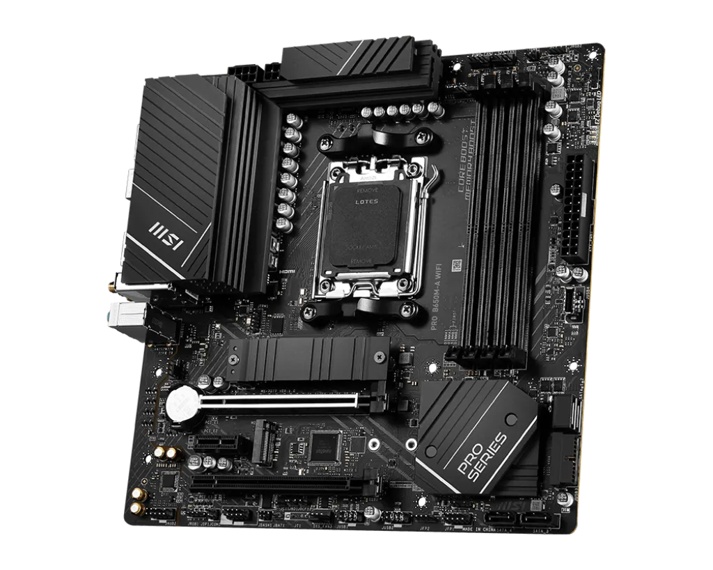 MSI PRO B650M-A WIFI DDR5,Socket AM5 mATX Motherboard