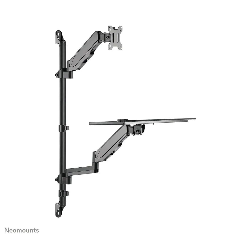 Neomounts Wl90-325Bl1 Mounting Kit - Sit-Stand Workstation - For Lcd Display / Keyboard / Mouse - Black