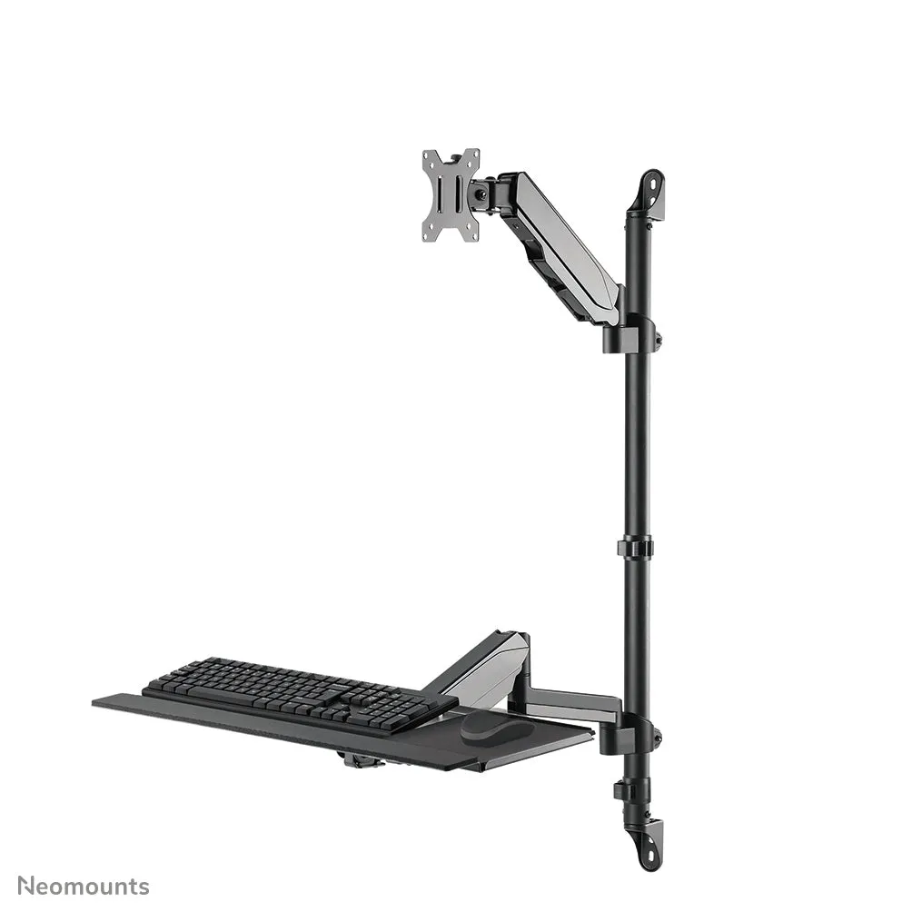 Neomounts Wl90-325Bl1 Mounting Kit - Sit-Stand Workstation - For Lcd Display / Keyboard / Mouse - Black