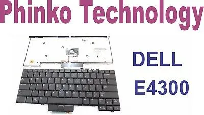 NEW DELL US Black Keyboard for Latitude E4300 with Point Stick and Frame