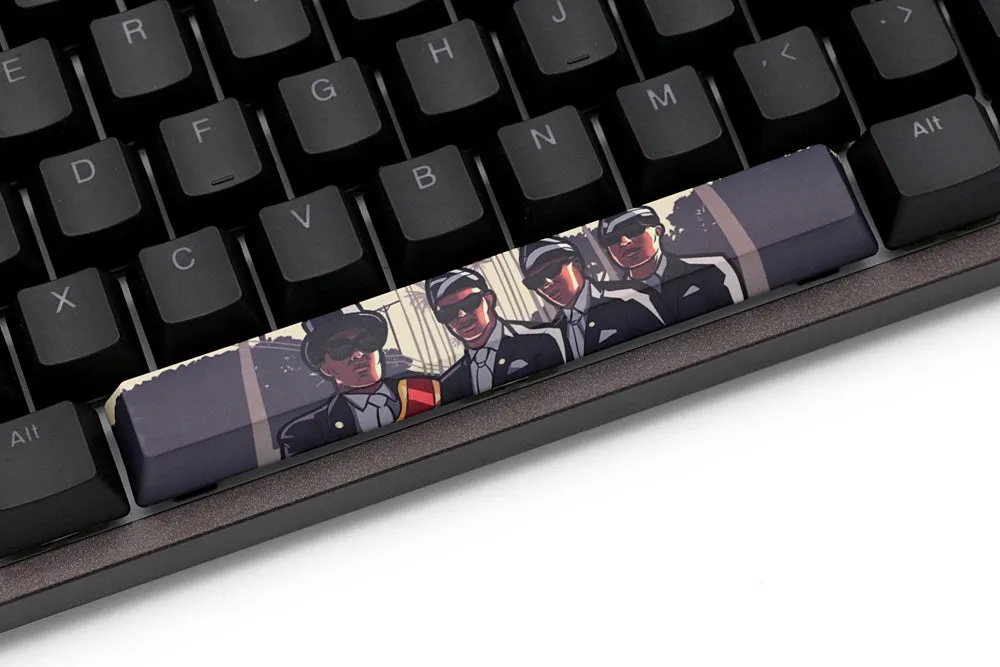 Novelty allover dye subbed Keycap spacebar pbt Coffin Dance Dancing Pallbearers OEM