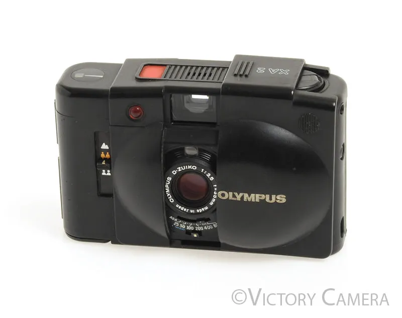 Olympus XA2 35mm Compact Film Camera w/ 35mm f3.5 Lens -New Seals-