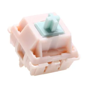 Pink Suger Cube Switch Tactile 5pin RGB SMD 58.5g mx switch for mechanical keyboard POM Nylon Gold Plated Spring Factory Lubed