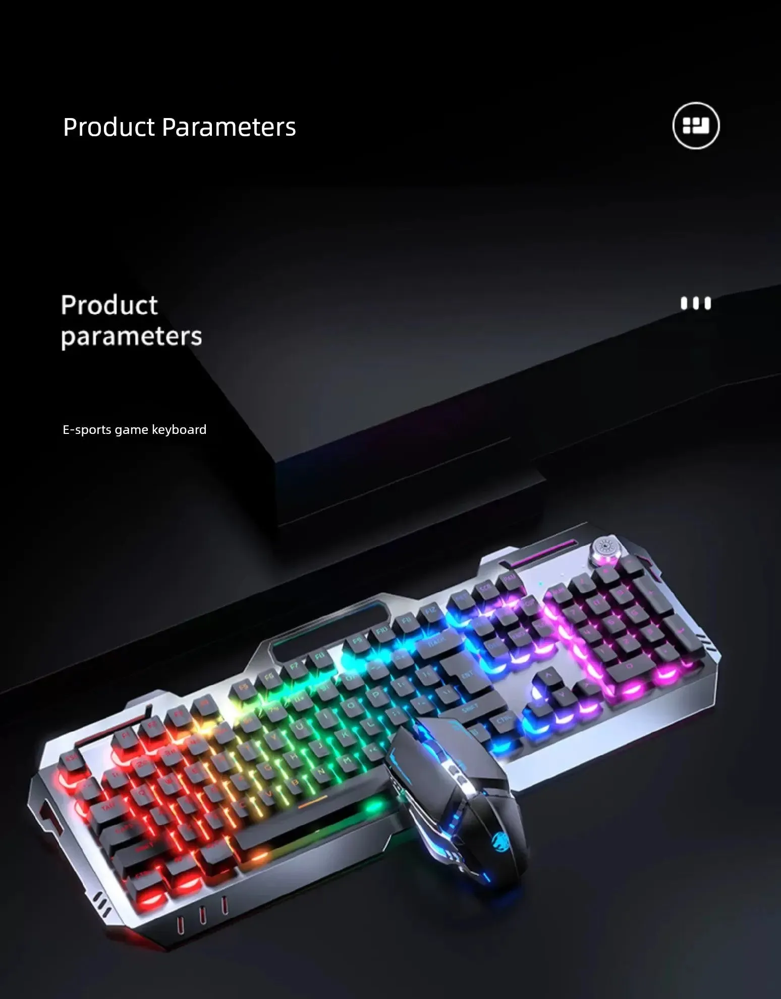 Pioneer Real Mechanical Feeling Wireless Keyboard and Mouse