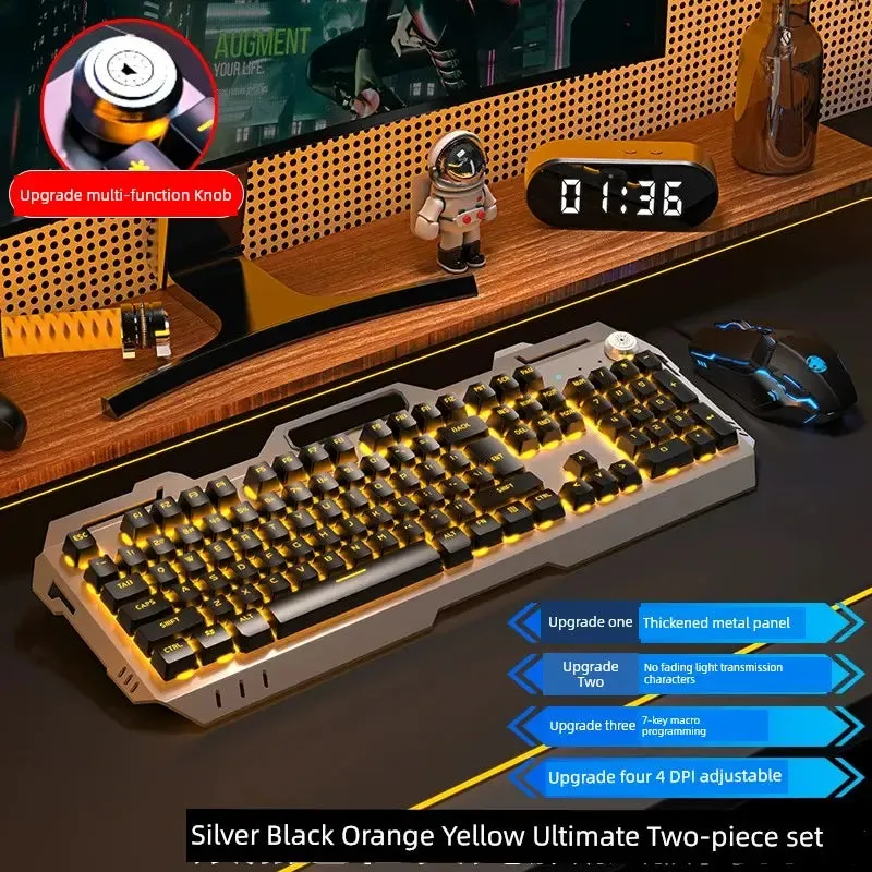 Pioneer Real Mechanical Feeling Wireless Keyboard and Mouse