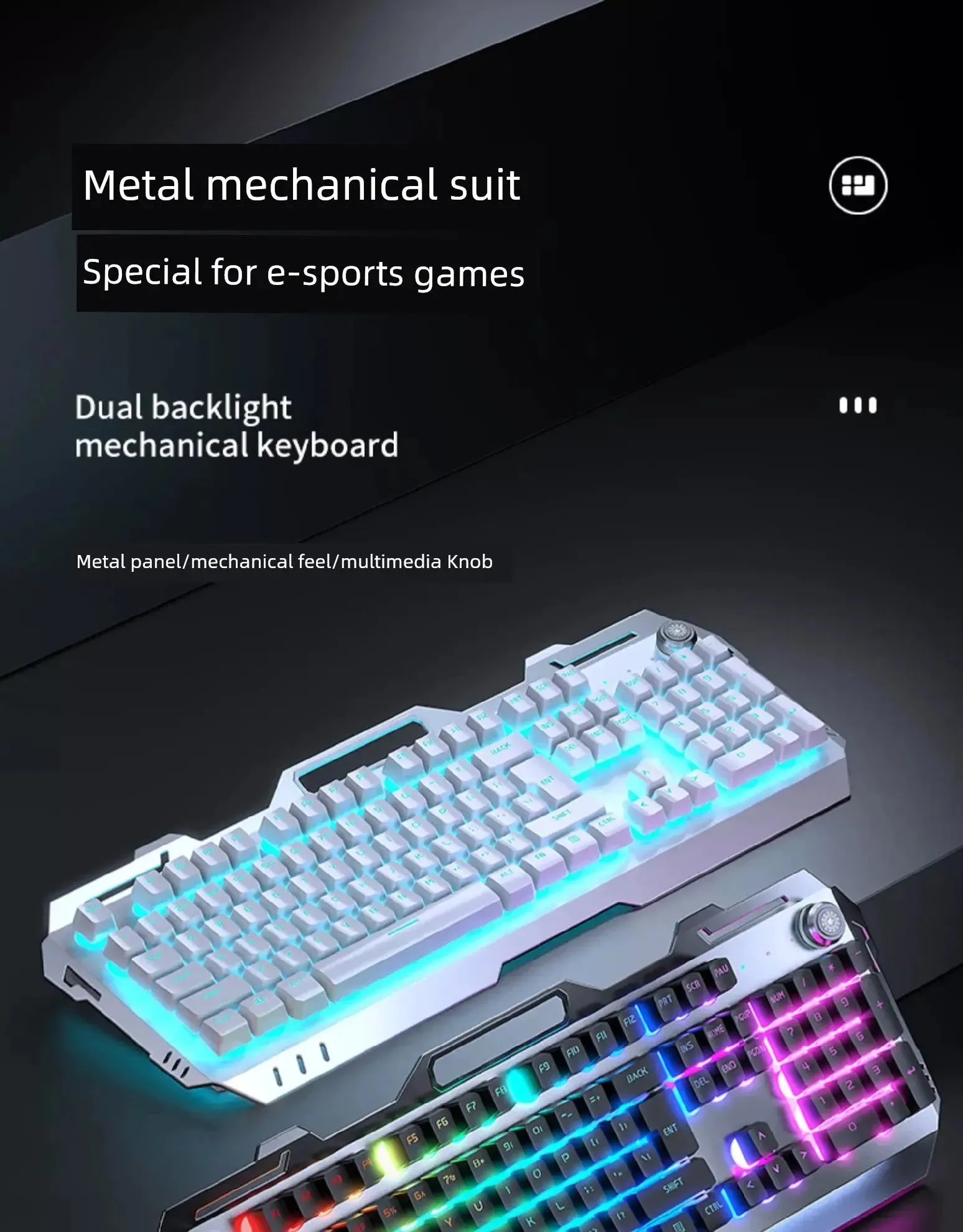 Pioneer Real Mechanical Feeling Wireless Keyboard and Mouse