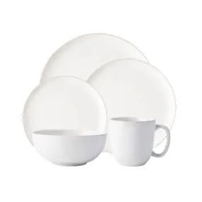 Puro Coupe 5pc Place Setting - Whitewash