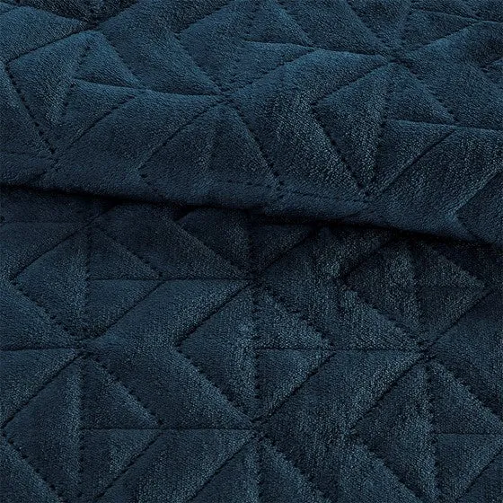 Quilted Plush Heated Blanket