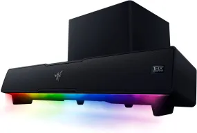 Razer Speaker Leviathan V2: Multi-Driver PC Gaming Soundbar with Subwoofer - THX Spatial Audio - Compact Design - Chroma RGB - Bluetooth 5.2