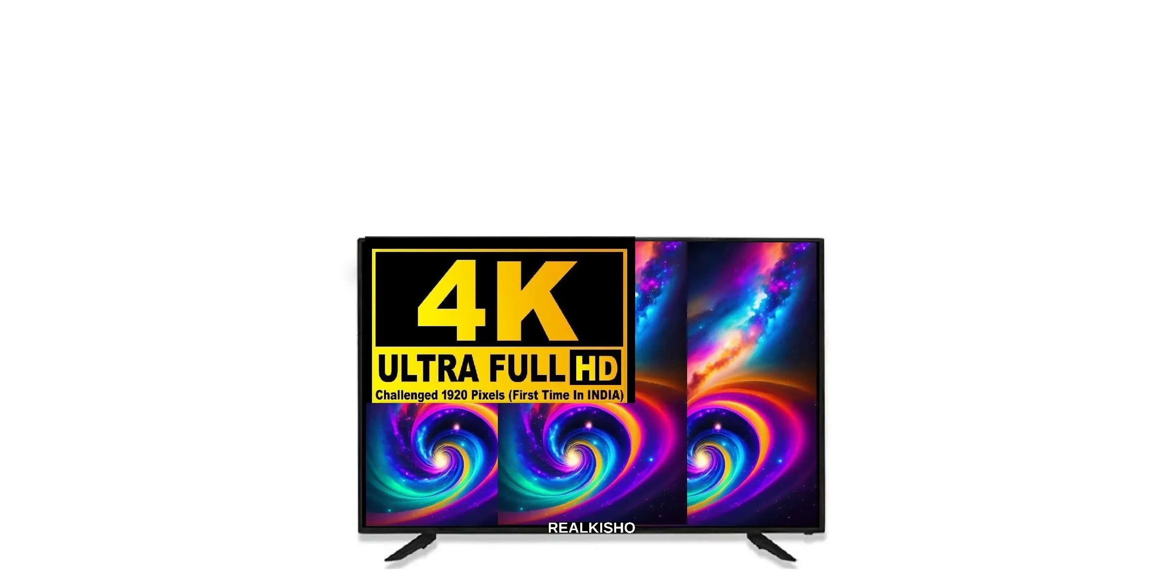 REALKISHO 32 4k Android Ultra Full hd tv80(cm) ir Series