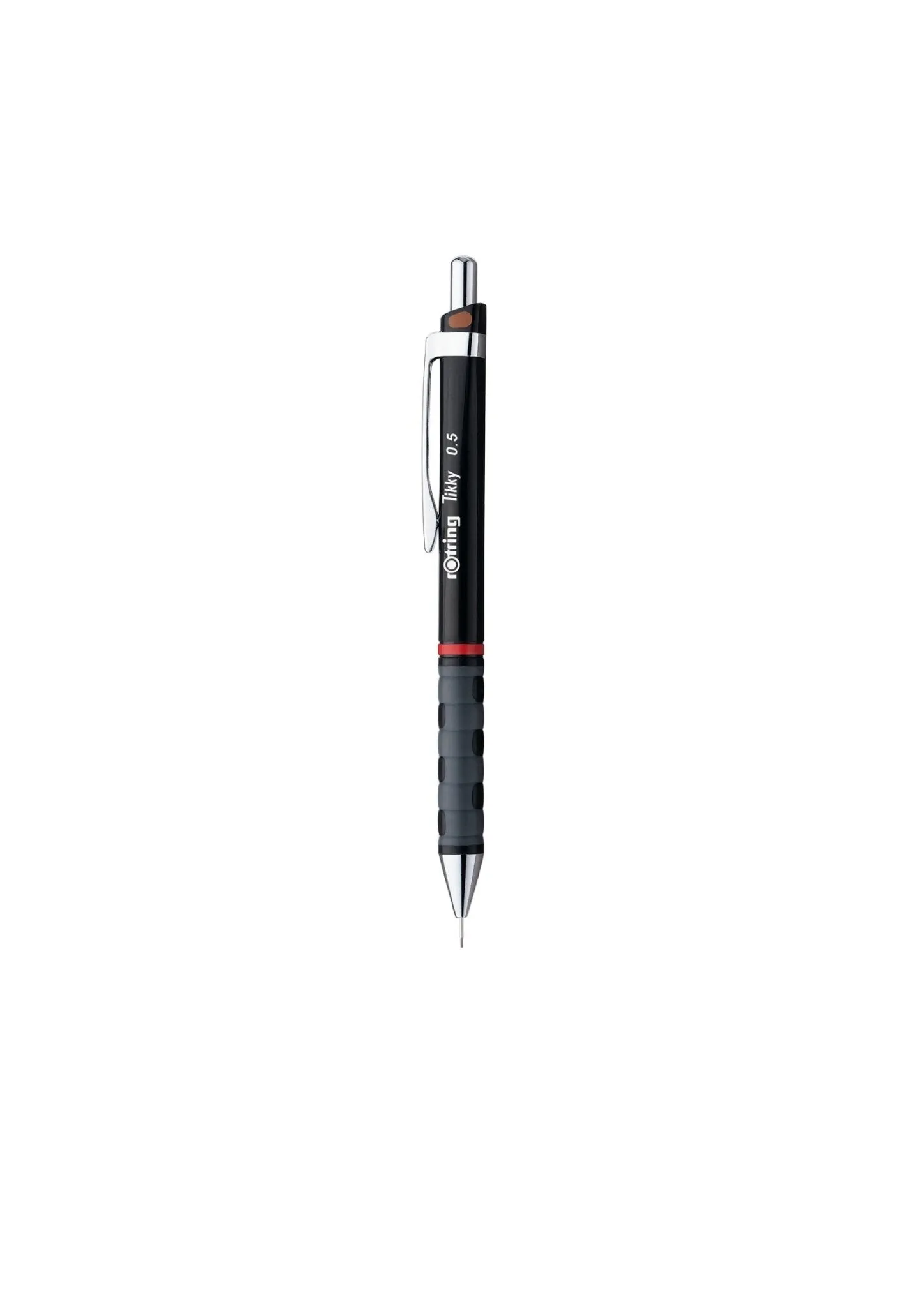 Rotring Tikky Black Barrel 0.5 & 0.7mm Mechanical Pencil, Spare Leads and Eraser