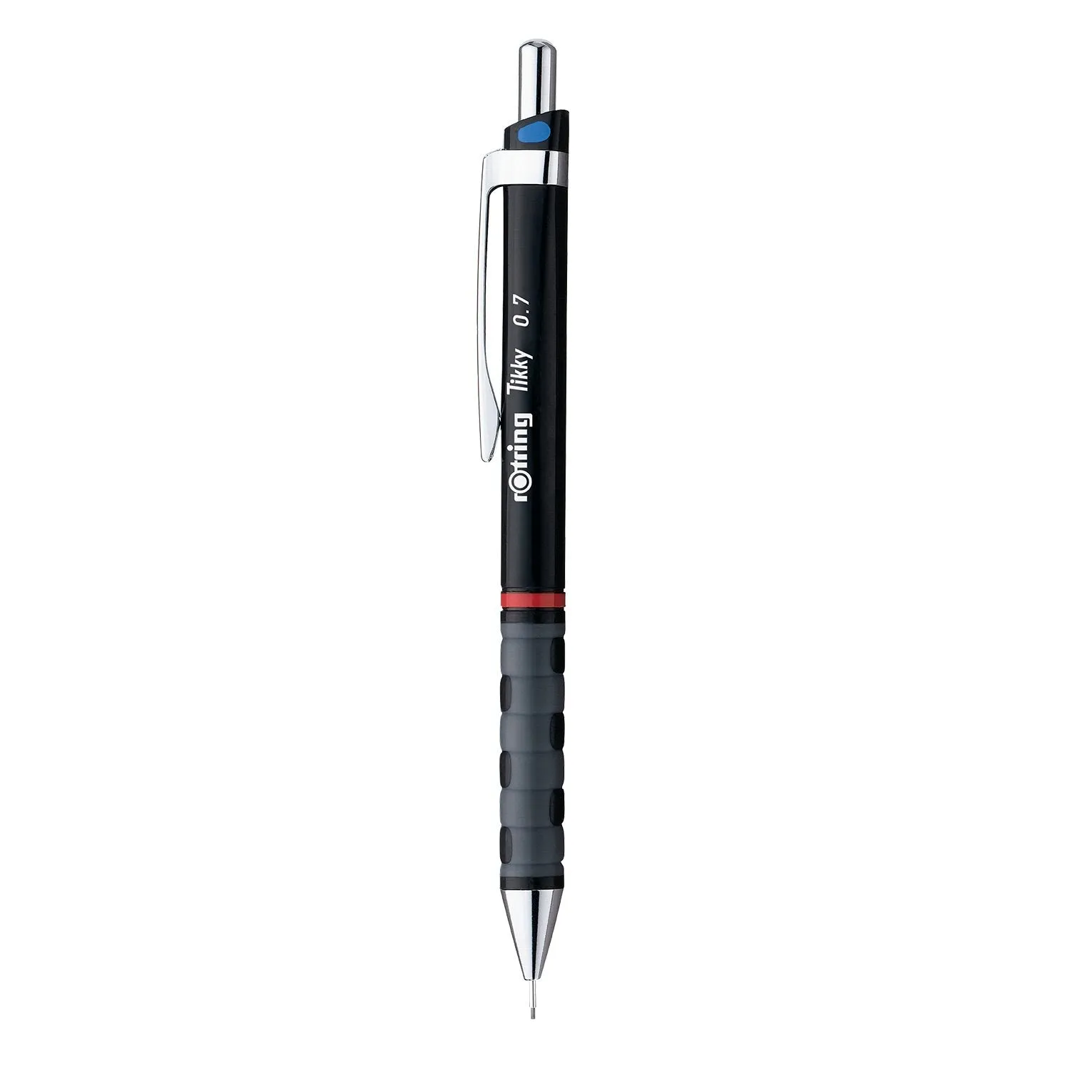 Rotring Tikky Black Barrel 0.5 & 0.7mm Mechanical Pencil, Spare Leads and Eraser