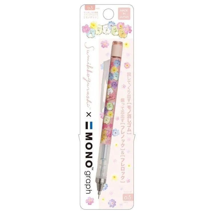 SAN-X x tombow mono 0.5mm Lara Bear Mechanical Pencil Corner Biomechanical Pencil Shake Pencil