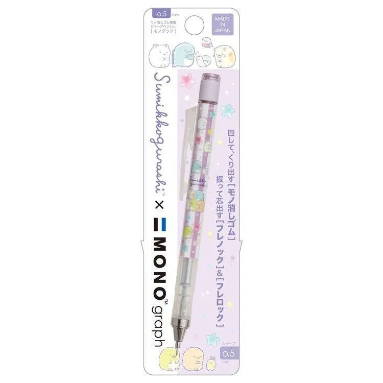 SAN-X x tombow mono 0.5mm Lara Bear Mechanical Pencil Corner Biomechanical Pencil Shake Pencil