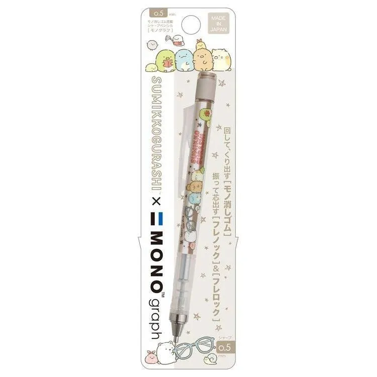 SAN-X x tombow mono 0.5mm Lara Bear Mechanical Pencil Corner Biomechanical Pencil Shake Pencil