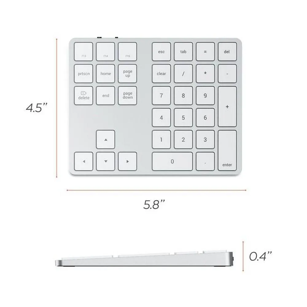 Satechi Bluetooth Extended Keypad - Space Grey