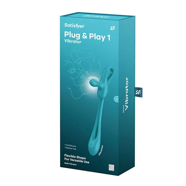 Satisfyer - Plug and Play 1 Flexible Versatile Multi Vibrator (Turquoise)