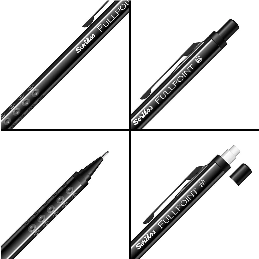 Scrikss Full Point Black Edition 0.5mm Mechanical Pencil